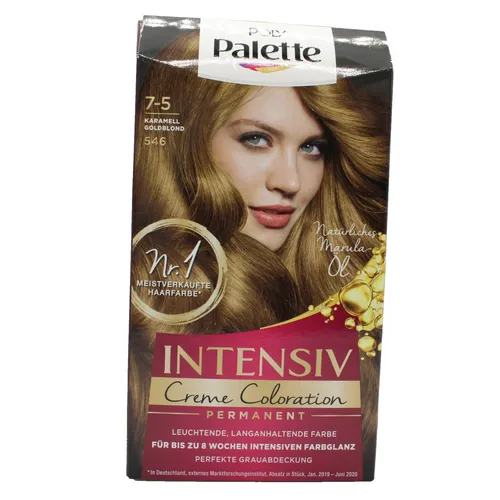 Poly Palette Intensiv Creme Coloration 7-5 / 546 Karamell Goldblond - NEU OVP