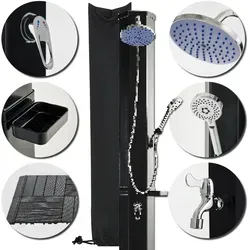BRAST 3in1 Solardusche 60 L – Vielseitiger Duschkomfort