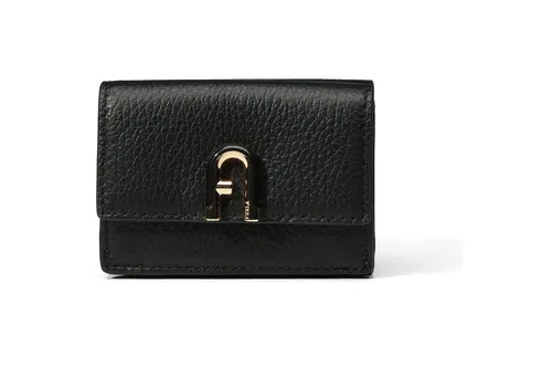 Furla Idea Geldbörse aus Leder 9.5 cm schwarz - Elegante Furla Idea Geldbörse aus hochwertigem Leder, 9.5 cm, ideal für den täglichen Gebrauch und stilvolle Aufbewahrung von Karten und Bargeld.