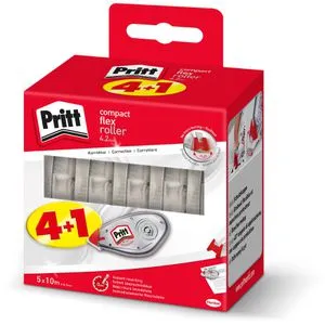 Pritt Korrekturroller PCK5K, Compact Flex, 5 Stück, 4,2mm x 10m