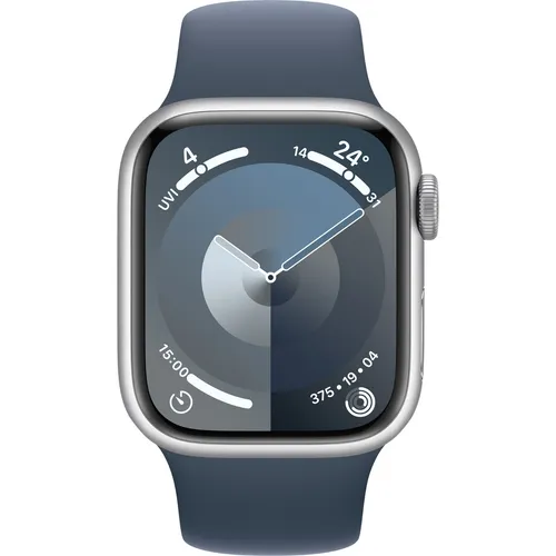 Apple Watch Series 9 45 mm in blau von Apple