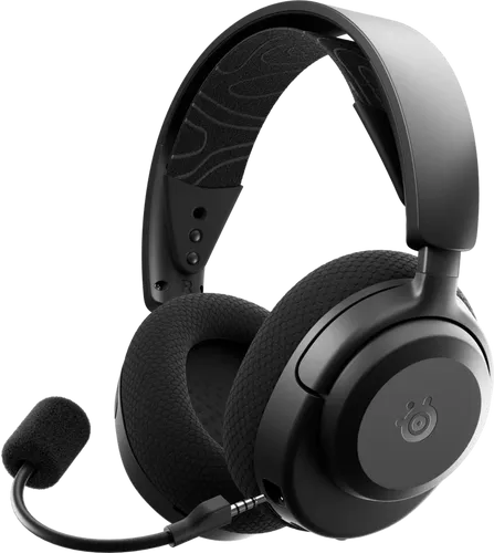 SteelSeries Arctis Nova 3X Schwarz - Kabelloses Gaming-Headset - Kopfhörer mit 40 Stunden Akkulaufzeit, anpassbaren Audioeinstellungen und Surround Sound für ein immersives Gaming-Erlebnis ohne Kabelsalat.