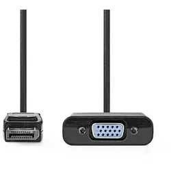 Nedis Displayport-Adapter | CCGB37351BK02 | Schwarz