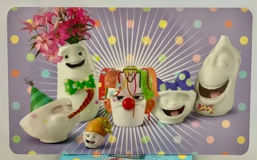 FIFTYEIGHT Tassen TV Frühstücksbrettchen - Happy Happy - T040132 Brettchen