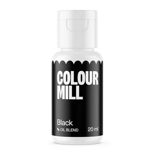 Colour Mill Oil Blend Food Colouring Black - 20 ml in schwarz von Colour Mill