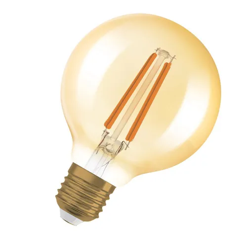 OSRAM E27 LED VINTAGE Glühlampe in EDISON Globe 80 GOLD dimmbar 7,2W wie 60W