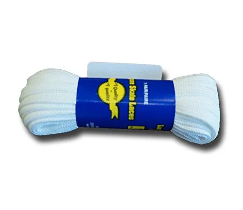 Sidelines Schnürsenkel Eiskunstlauf weiss / 108 Zoll-274cm