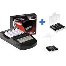 Kraftmax BC-4000 Pro Akku & USB Ladegerät Set