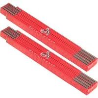 STAHLWERK Zollstock 1 FC Köln Edition 2er Set 2 M Meterstab Gliedermaßstab
