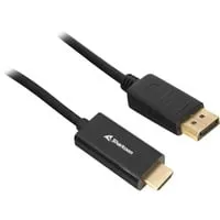 Adapterkabel Displayport 1.2 > HDMI 4K schwarz, 2 Meter