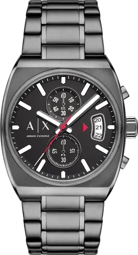 Armani Exchange AX2823 Herrenuhr Edelstahl OLIVER grau - Elegante Herrenuhr aus Edelstahl mit Chronograph und Datumsanzeige, ideal für stilbewusste Männer. Perfekt für jeden Anlass!