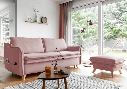Schlafsofa mit Bettkasten