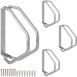 Fahrradständer Einzelparker in silber von Relaxdays