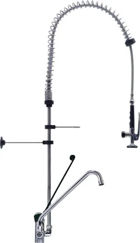 Gastro M Einloch-Geschirrbrause Niedrig mit Schwenkhahn