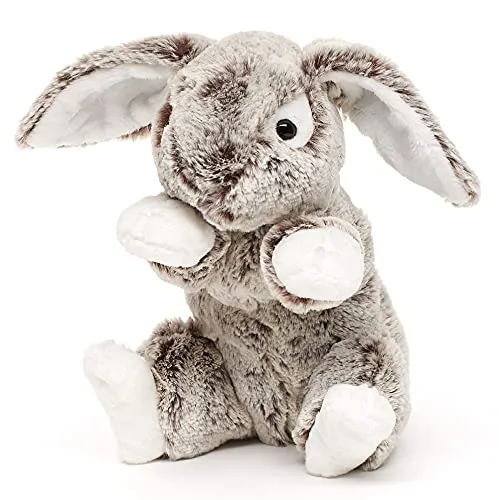 Uni-Toys Kuscheltier Hase - superweicher Plüsch mit Schlappohren - Kuscheltiere aus 100 % recyceltem Füllmaterial, kinderfreundliches Design und waschbar bis 30 °C, ideal für Babys und Kleinkinder.