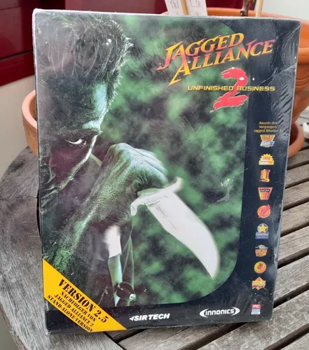 Jagged Alliance2 Unfinished Business PC Big Box NEU SEALED 2000 RETRO