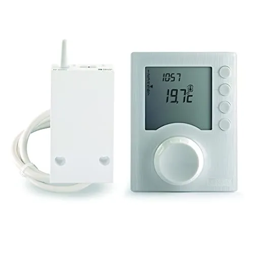 Immergas Thermostat Tybox 137+ - Kabelloses elektronisches Modell mit Wochenprogrammierung - Thermostat mit flexibler Wochenprogrammierung von 5-30 Grad C, perfekt für effiziente Heizungssteuerung und maximalen Komfort.