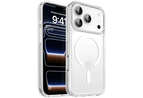 CoolGadget Handyhülle Premium Silikon Handy Case für iPhone 17 Pro 6,1 Zoll, Hülle Transparent Schutzhülle kompatibel mit MagSafe Zubehör