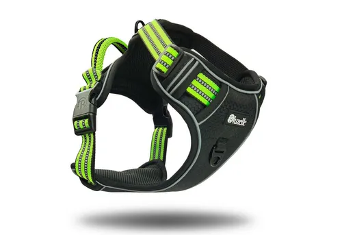 Bluzelle Hunde-Sicherheitsgeschirr Hundegeschirr mit Tasche / kleine Hunde S / Anti-Zug Reflektierend, Polyester, Nylon, EVA Schaumstoff, Zugstopp Hundeweste Brustgeschirr mit Griff / Atmungsaktiv, Gepolstert