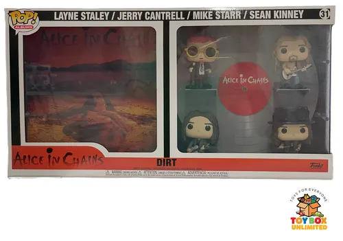 Funko Pop! Albums Deluxe: AIC - Jerry Cantrell - Dirt - Wackelkopffigur aus hochwertigem Vinyl, ideal für Alice in Chains Fans und Sammler, perfekt für Ihre Vitrine oder als Geschenk.