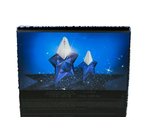 Produktbild MUGLER ANGEL ELIXIR 25ml Eau de Parfum refillable 5ml EDP Spray Reise SET NEU