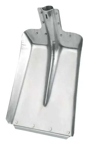 Aluschaufel 32cm - Robuste 2mm Aluschaufel mit verzinkter Stoßkante, ideal für Gartenarbeiten und langlebig im Einsatz