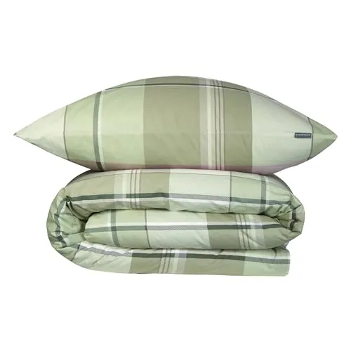 Schiesser Bettwäscheset Ate | 2-teilig | Kariert - Bettwäsche-Set aus 100% Baumwolle in Renforcé-Qualität, mit Reißverschluss und Oeko-Tex Zertifizierung, für ein angenehmes Hautgefühl und hohe Strapazierfähigkeit.