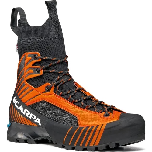 Scarpa Ribelle Tech 2.0 HD Men - Ultraleichte Wanderschuhe in Schwarz/Orange (44) - Wanderschuhe für technisches Bergsteigen, ultraleicht und mit exzellenter Temperaturregulation. Ideal für anspruchsvolles Gelände mit optimaler Passform und Stabilität.