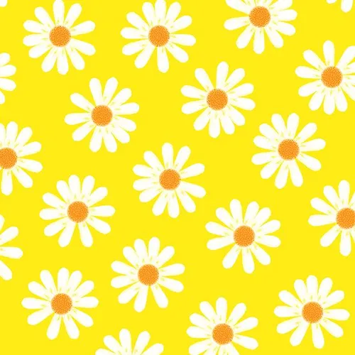 Braun & Company Servietten Dancing Daisies gelb 25 x 25 cm - 20er Pack