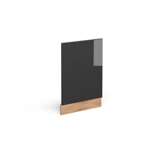 Vicco Frontblende R-Line, Anthrazit Hochglanz/Goldkraft Eiche, 45 cm ohne Arbeitsplatte