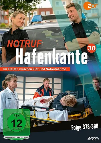 Notruf Hafenkante 30 (Folge 378-390) [4 DVDs] - Fesselnde Krimiserie auf 4 DVDs, ideal für Fans von spannenden Geschichten. Freigegeben ab 12 Jahren.