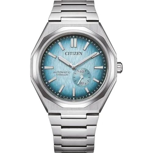 Citizen Herrenuhr Titan Automatik NK5020-58L - Elegante Titan-Armbanduhr für Herren mit Saphirglas, 100 m wasserdicht und mechanischem Uhrwerk – ideal für jeden Anlass.