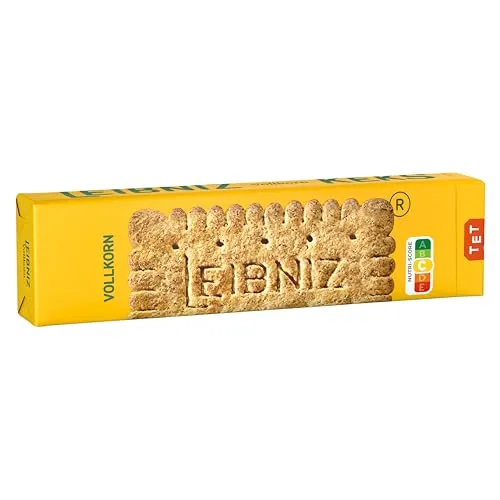 LEIBNIZ Vollkornkeks, 200 g, knusprige Kekse aus 100 % Vollkornmehl (1 x 200 g)