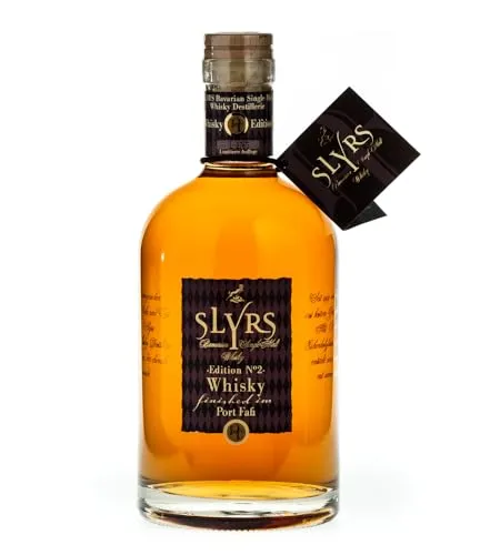 SLYRS Single Malt Whisky Port Cask Finish 46% vol. - Geschenkverpackung - Whisky mit fruchtigem Portwein-Finish, komplex im Geschmack und ideal als Geschenk für Genießer.