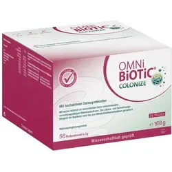 OMNi BiOTiC Colonize - Unterstützung bei Darmspiegelung - Nahrungsergänzungsmittel mit probiotischen Bakterienstämmen zur Förderung einer gesunden Darmflora, ideal vor und nach einer Darmspiegelung.