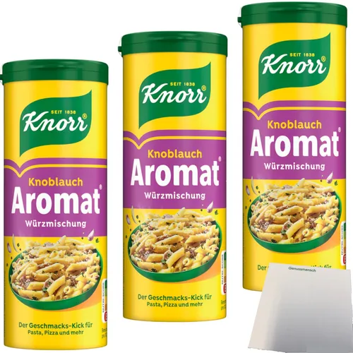 Knorr Aromat Würzmischung Knoblauch 3er Pack 3x90g Streuer usy Block