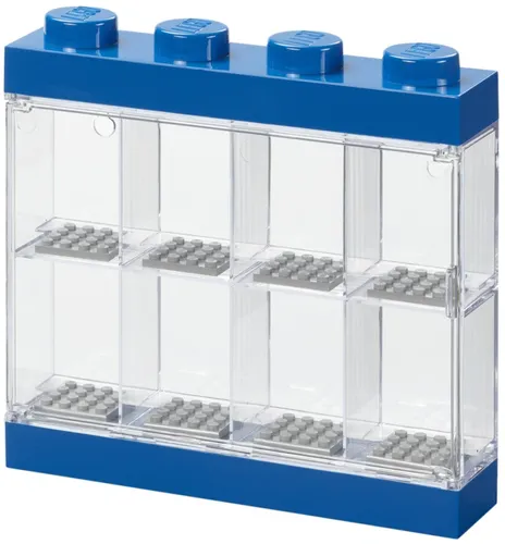 LEGO Minifiguren-Schaukasten DISPLAY CASE 8, blau