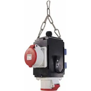 as-Schwabe Hängeverteiler Mixo III 16 A - IP44, 2 x CEE, 2 x Schutzkontakt - Steckdosen & Zubehör, robustes Gehäuse aus hochbruchfestem Spezialkunststoff, ideal für den Außenbereich mit Schutzart IP44.