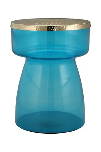 Qiyano Beistelltisch Stilvoller Couchtisch Tepura Blau in blau von Qiyano