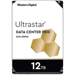 WD Ultrastar DC HC520 - 12 TB interne Festplatte - 12 TB SATA-Festplatte mit 7200 rpm und 256 MB Cache, ideal für Datenspeicherung und Serveranwendungen.
