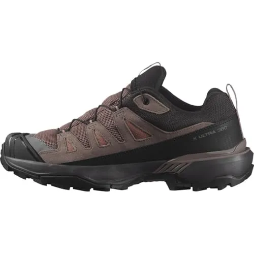 Salomon X Ultra 360 Leather Gore-Tex Damen Wanderschuhe - Wanderschuhe für Damen mit GORE-TEX-Membran für wasserdichten Schutz und All Terrain Contagrip für optimalen Grip auf jedem Untergrund. Ideal für Outdoor-Abenteuer!