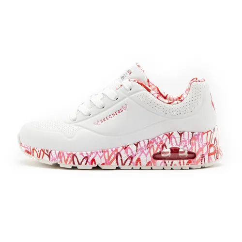 Skechers X Jgoldcrown Uno-Loving Love Damen Sneakers #Lovewall 155506-WRPK