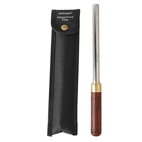 in 1 Gitarre Fret Feile Dressing Metallmit Holzgriff Gitarre Reparatur Instandhaltung Werkzeug Luthier Werkzeug 3 Größe Kanten 3