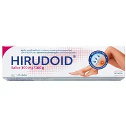 Hirudoid Salbe gegen Venenentzündungen und Blutergüsse