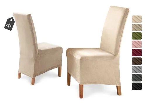 Beautex Stuhlhusse Eva in beige von Beautex