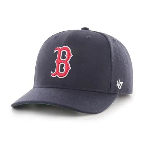47 Boston Red Sox MLB Cold Zone Cap - Sportfan Bekleidungsaccessoires, stylische Cap mit vorgebogenem Schirm und gesticktem Teamlogo, verstellbar für optimalen Sitz – das perfekte Accessoire für jeden MLB-Fan.