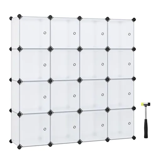 Boxxx Regalkombination, Weiß, 153x153x31 cm - Moderne Regalkombination aus Metall und Kunststoff, mit eleganten Rahmentüren. Ideal für individuellen Stauraum, da Beimöbel erhältlich und Typenauswahl vorhanden.