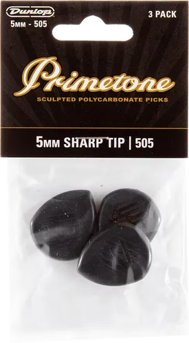 DUNLOP Primetone sharp tip, 5 mm, Player's Pack (3 Stck.)