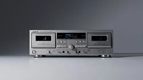 TEAC Doppel Kassettendeck W-1200 Silber – Hochwertiger Sound