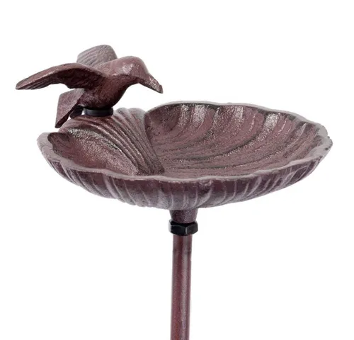 Moritz Vogeltränke Vogeltränke Schale 83 cm hoch braun von Moritz